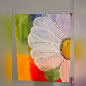 Hand Painted Daisy